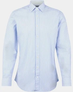Homme Hackett London Chemises^Chemise Slim Fit à rayures bleue