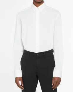 Chemise Slim Fit blanche-Hackett London Discount
