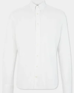 Chemise Slim Fit blanche-Hackett London Discount