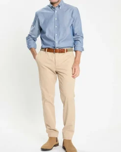 Chemise Slim Fit effet denim bleue-Hackett London Sale