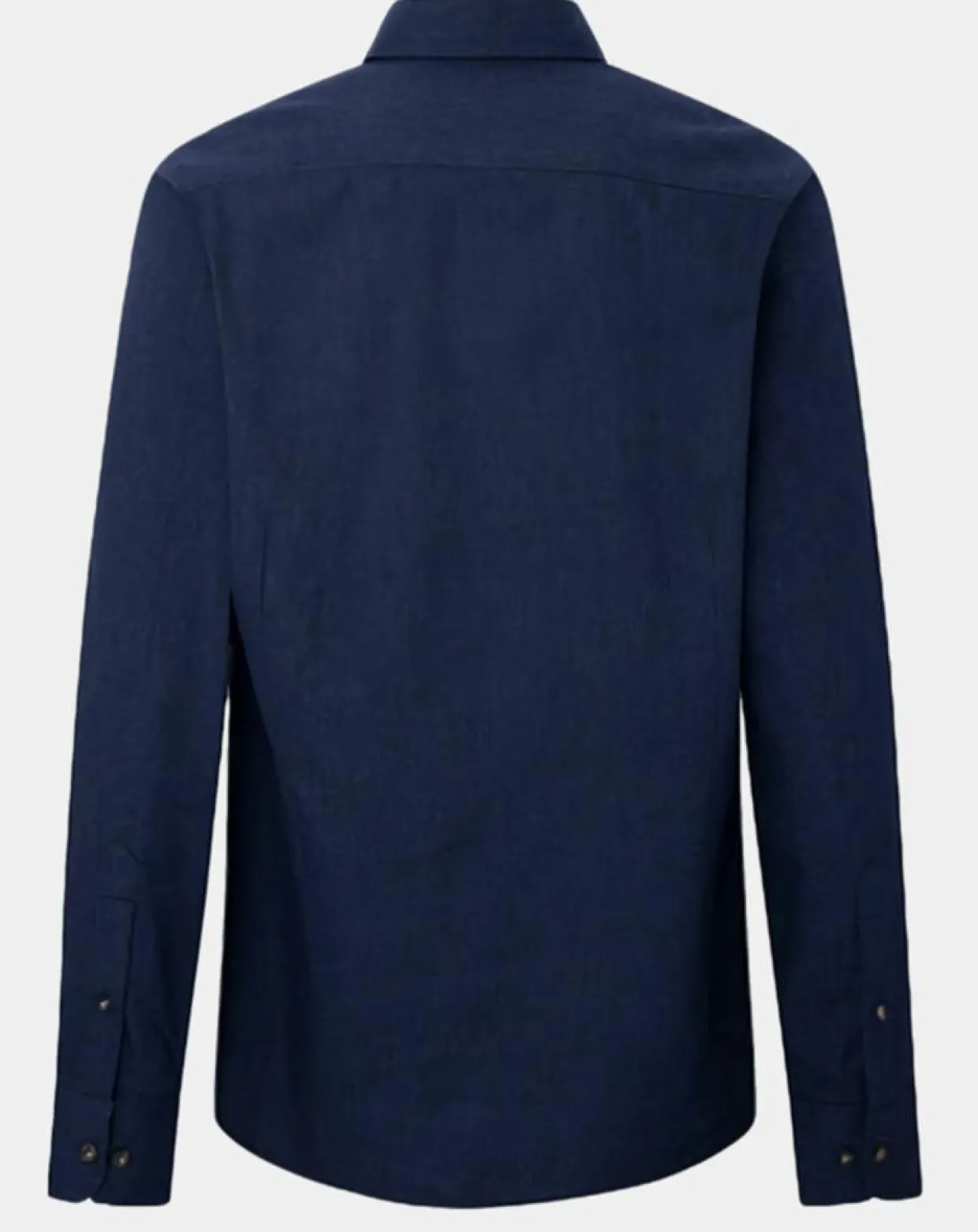 Homme Hackett London Chemises^Chemise Slim Fit en Flanelle unie bleu moyen