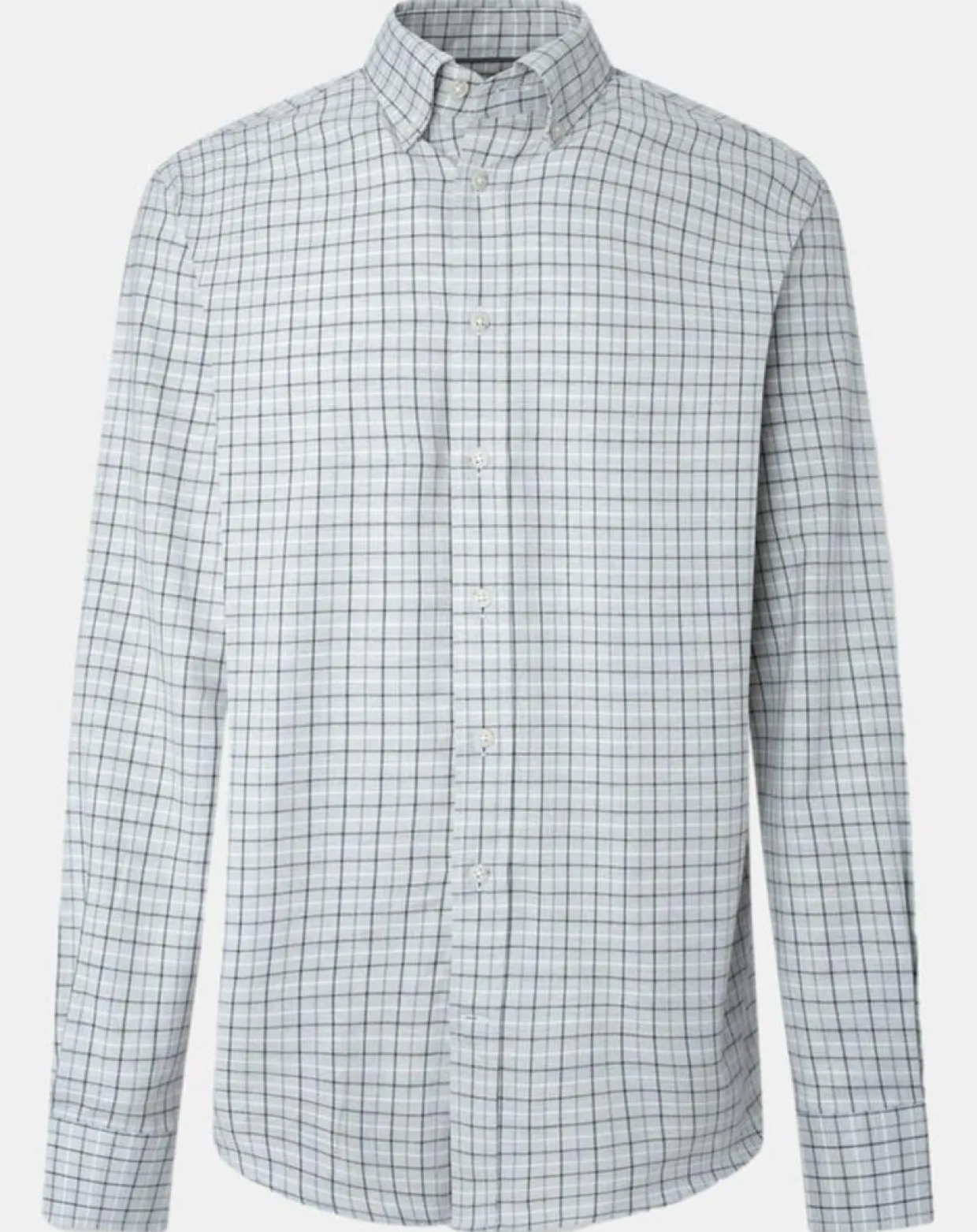 Homme Hackett London Chemises^Chemise Slim Fit en Flanelle à carreaux gris clair