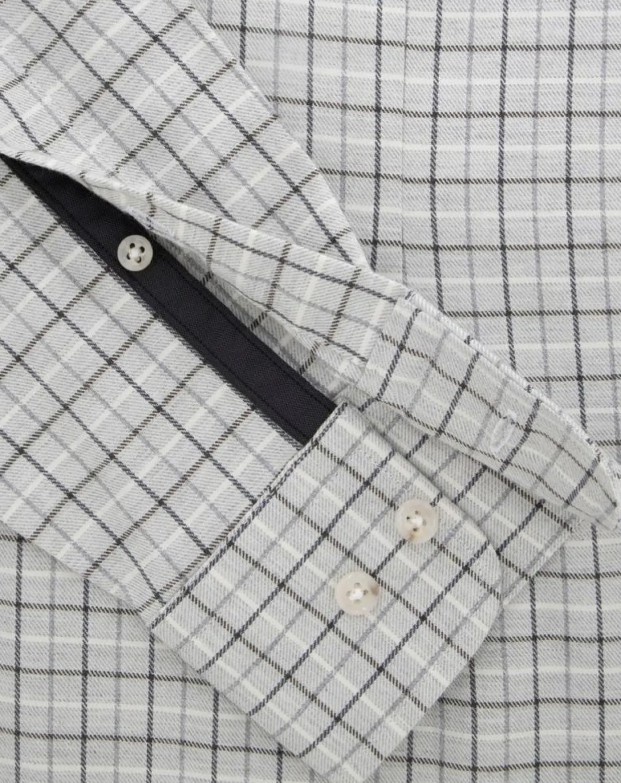 Homme Hackett London Chemises^Chemise Slim Fit en Flanelle à carreaux gris clair