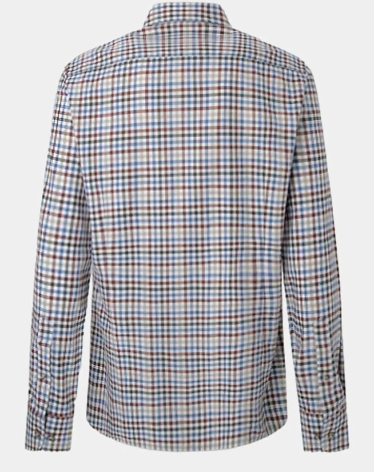 Chemise Slim Fit en Flanelle Vichy multicolore-Hackett London Hot