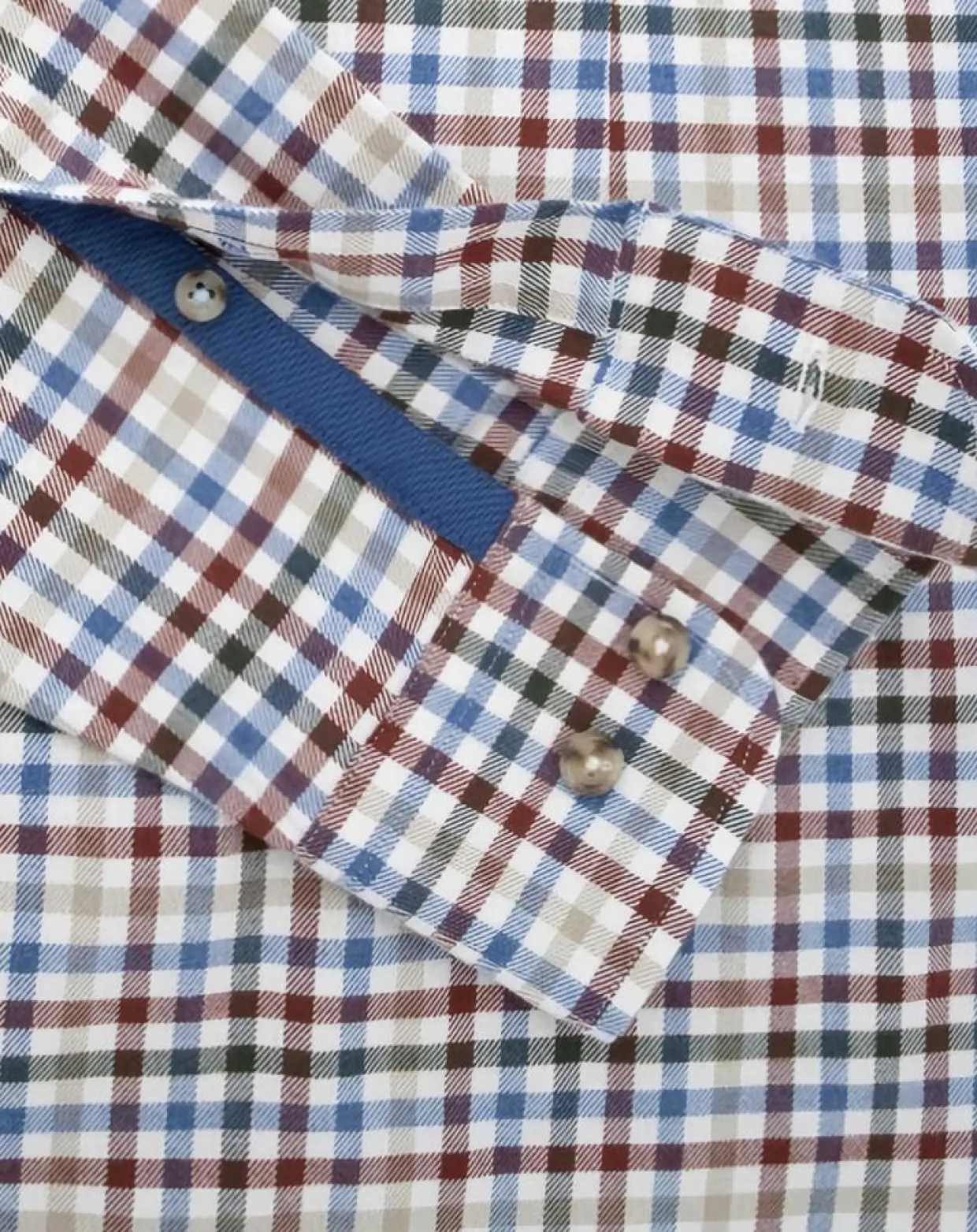 Chemise Slim Fit en Flanelle Vichy multicolore-Hackett London Hot
