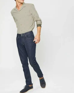 Chemise Slim Fit en Laine mélangée beige-Hackett London Online