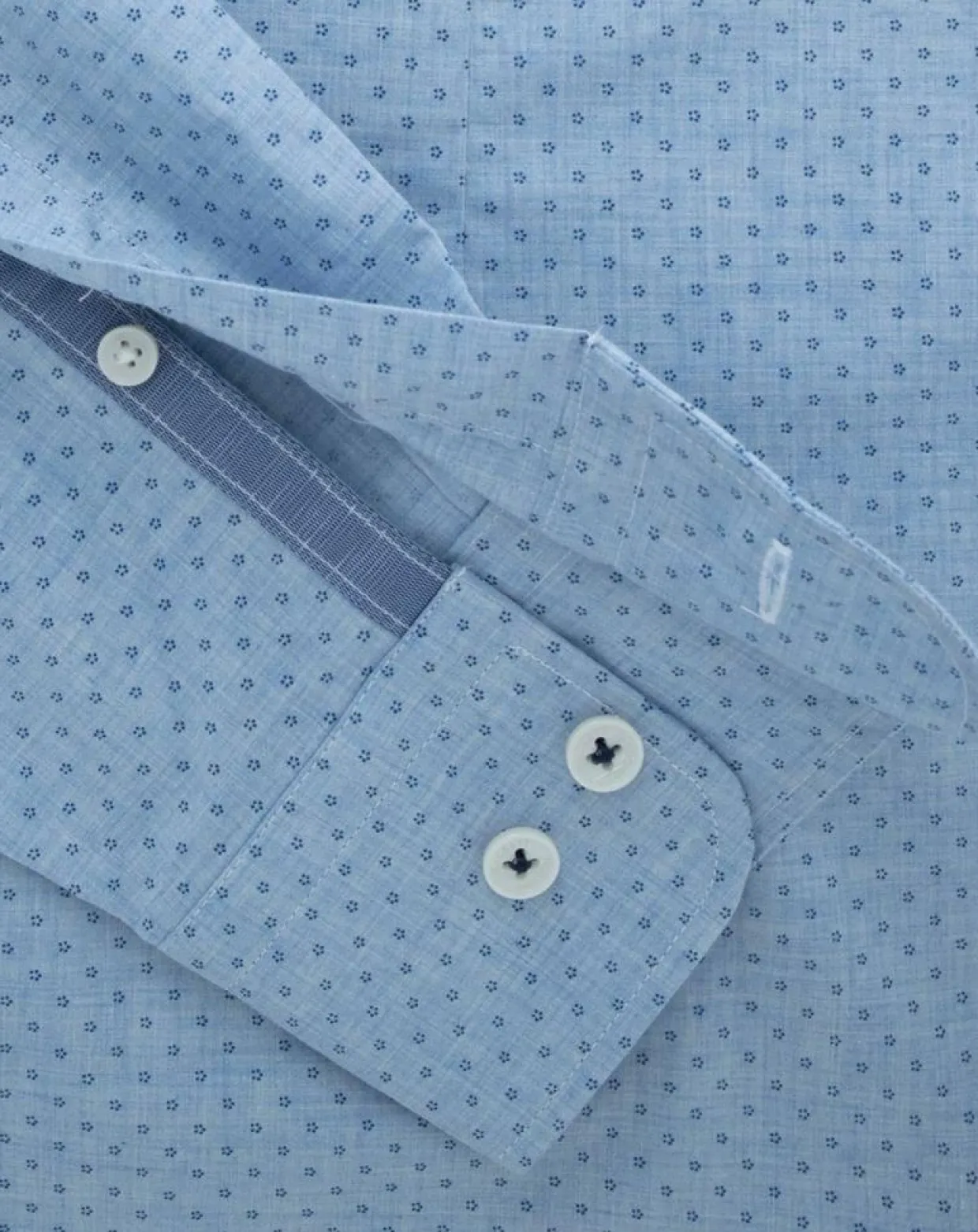Homme Hackett London Chemises^Chemise Slim Fit en Popeline imprimée floral bleu ciel