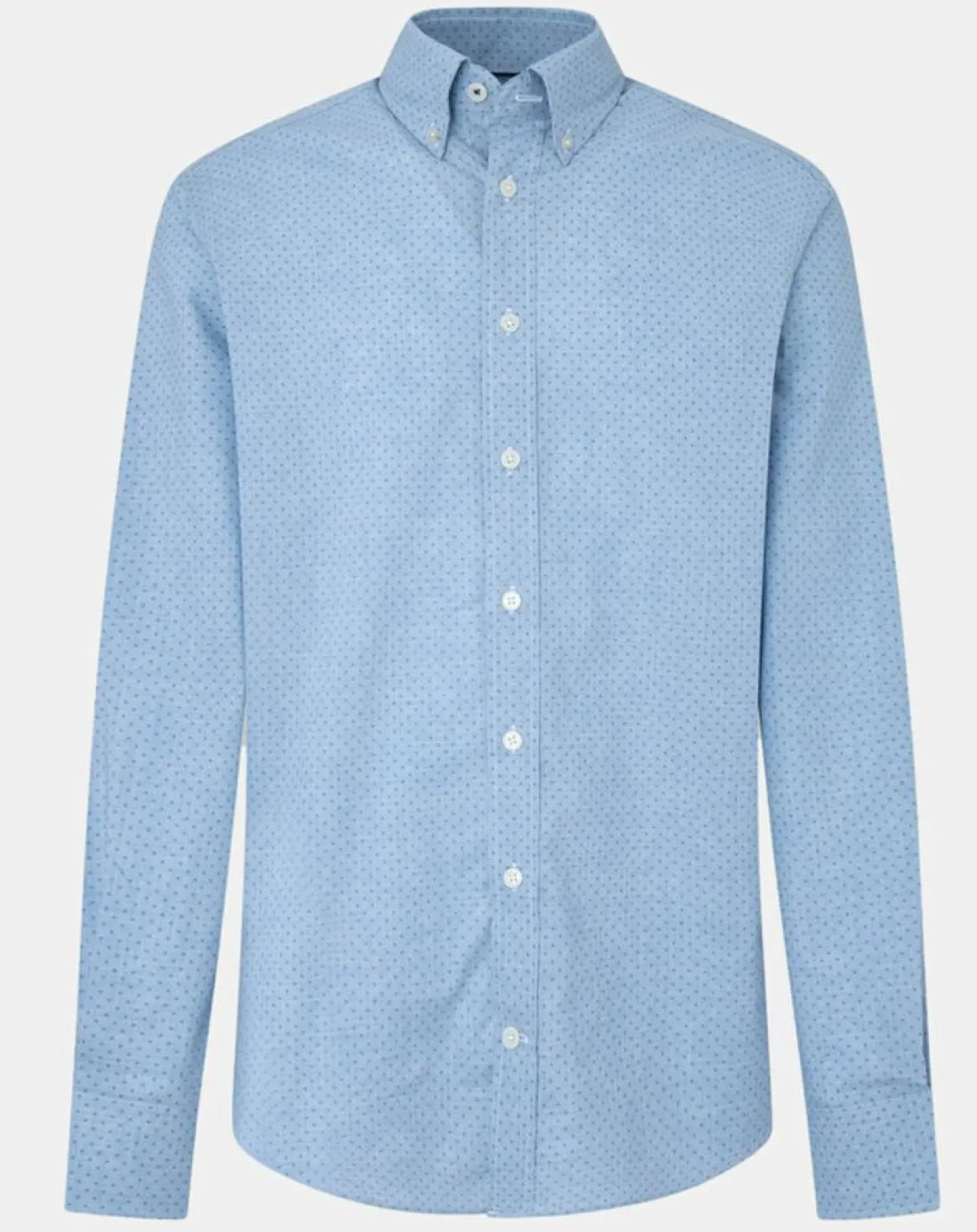 Homme Hackett London Chemises^Chemise Slim Fit en Popeline imprimée floral bleu ciel
