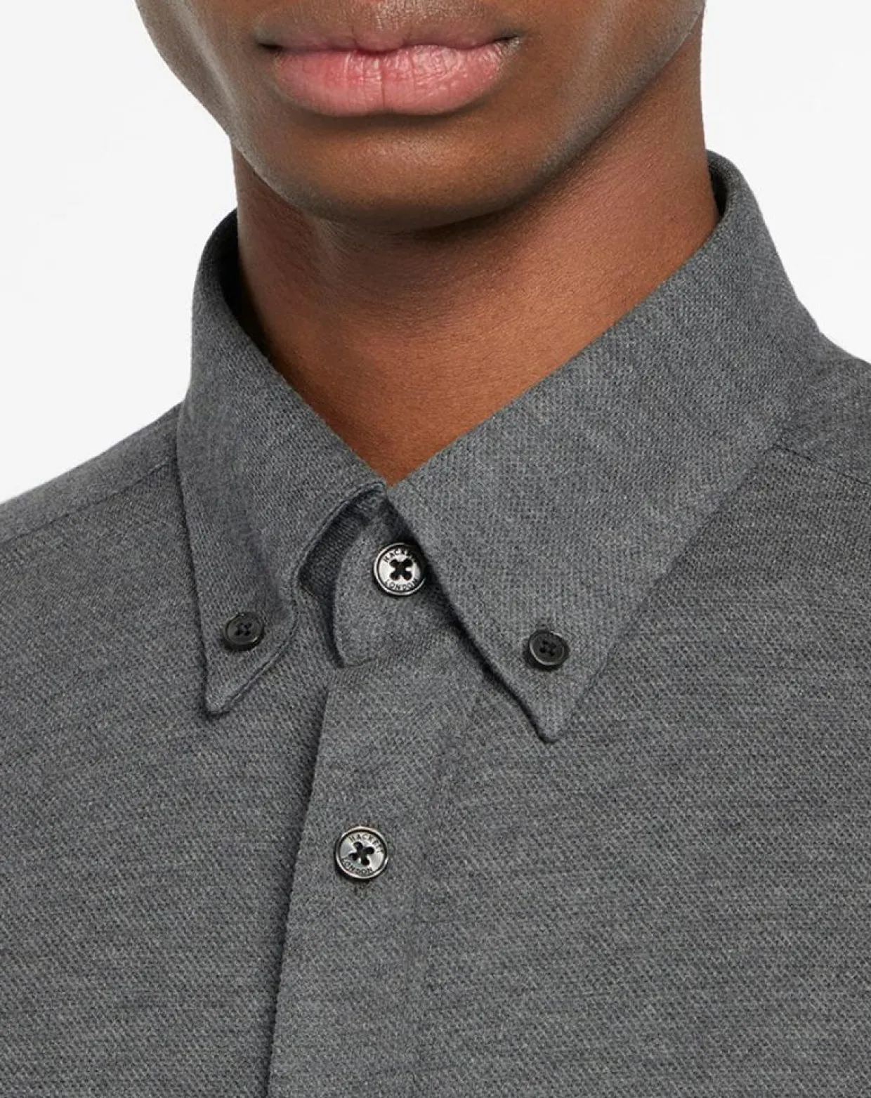 Homme Hackett London Chemises^Chemise Slim Fit gris moyen