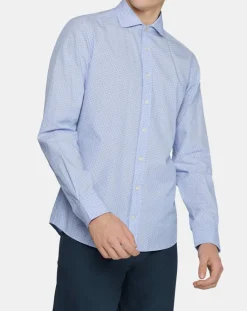 Homme Hackett London Chemises^Chemise Slim Fit imprimée bleue