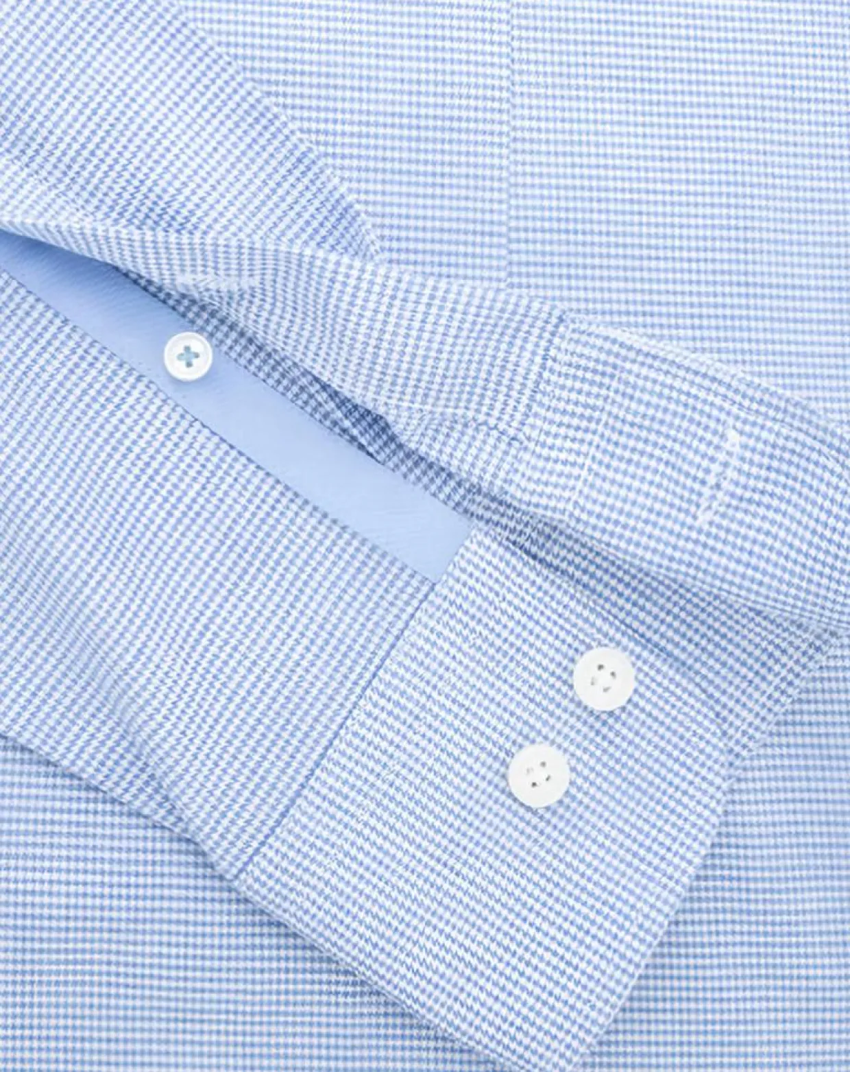 Chemise Slim Fit imprimée Pied-de-Poule bleu/blanc-Hackett London New