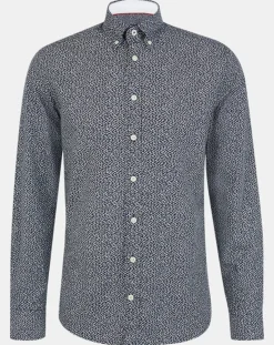 Homme Hackett London Chemises^Chemise Slim Fit imprimée bleue