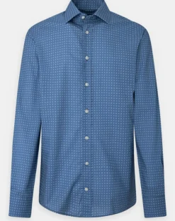 Homme Hackett London Chemises^Chemise Slim Fit imprimée foulard bleu foncé