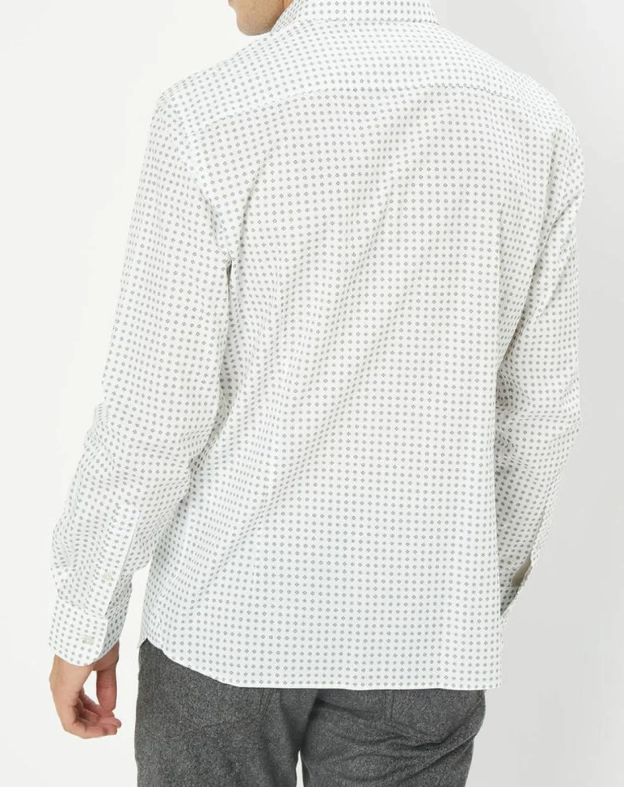 Homme Hackett London Chemises^Chemise Slim Fit imprimée foulard blanche