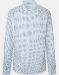 Homme Hackett London Chemises^Chemise Slim Fit imprimée foulard blanche