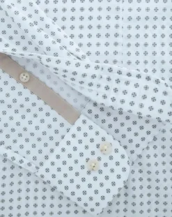 Homme Hackett London Chemises^Chemise Slim Fit imprimée foulard blanche