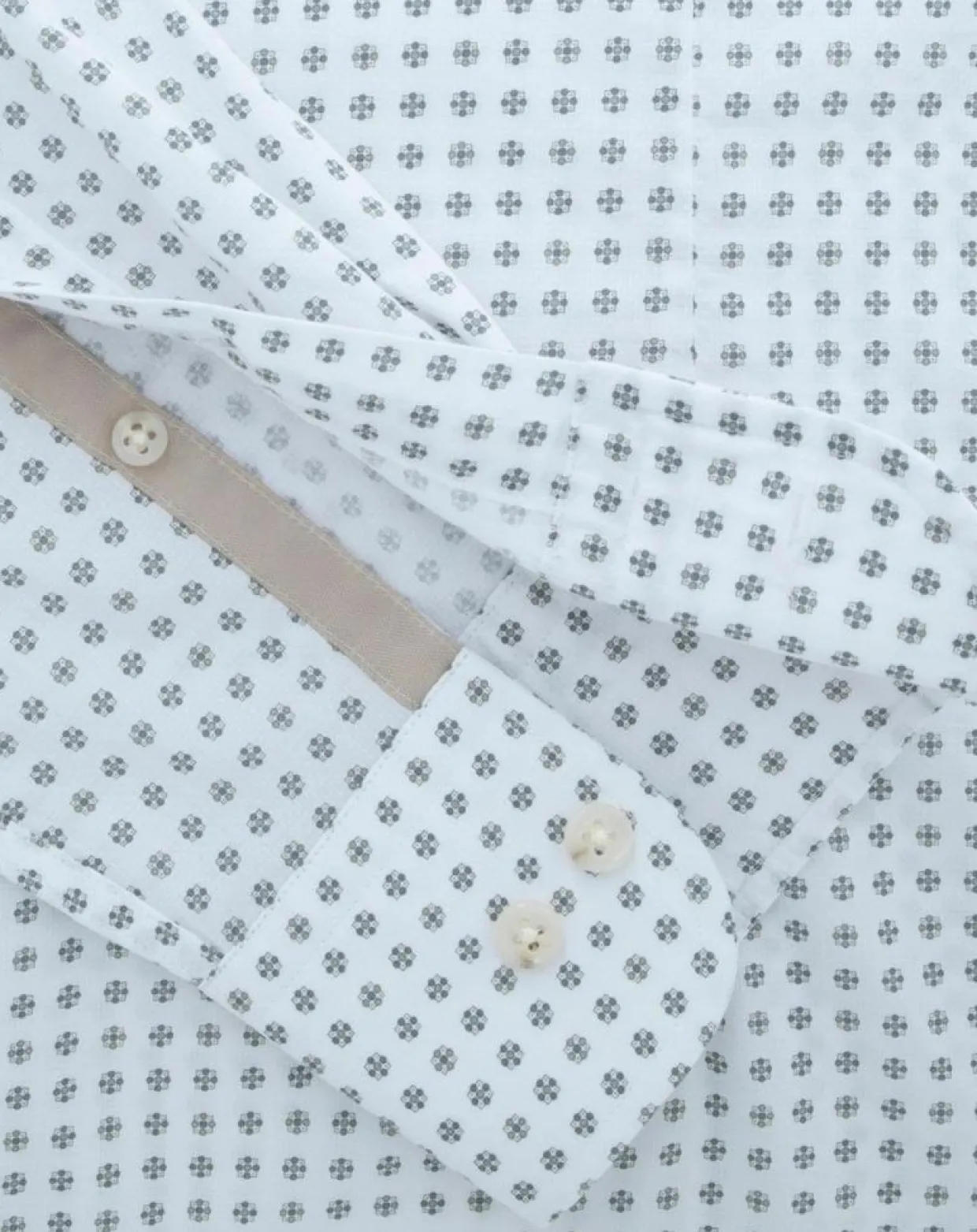Homme Hackett London Chemises^Chemise Slim Fit imprimée foulard blanche