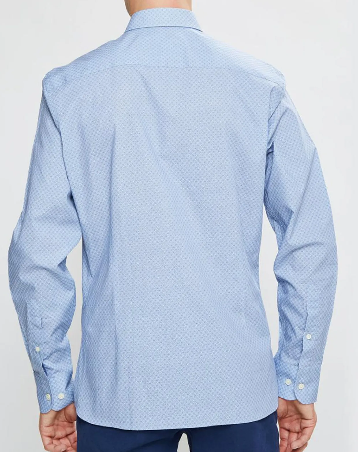 Homme Hackett London Chemises^Chemise Slim Fit imprimée Color bleu ciel