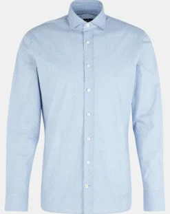 Homme Hackett London Chemises^Chemise Slim Fit imprimée Color bleu ciel