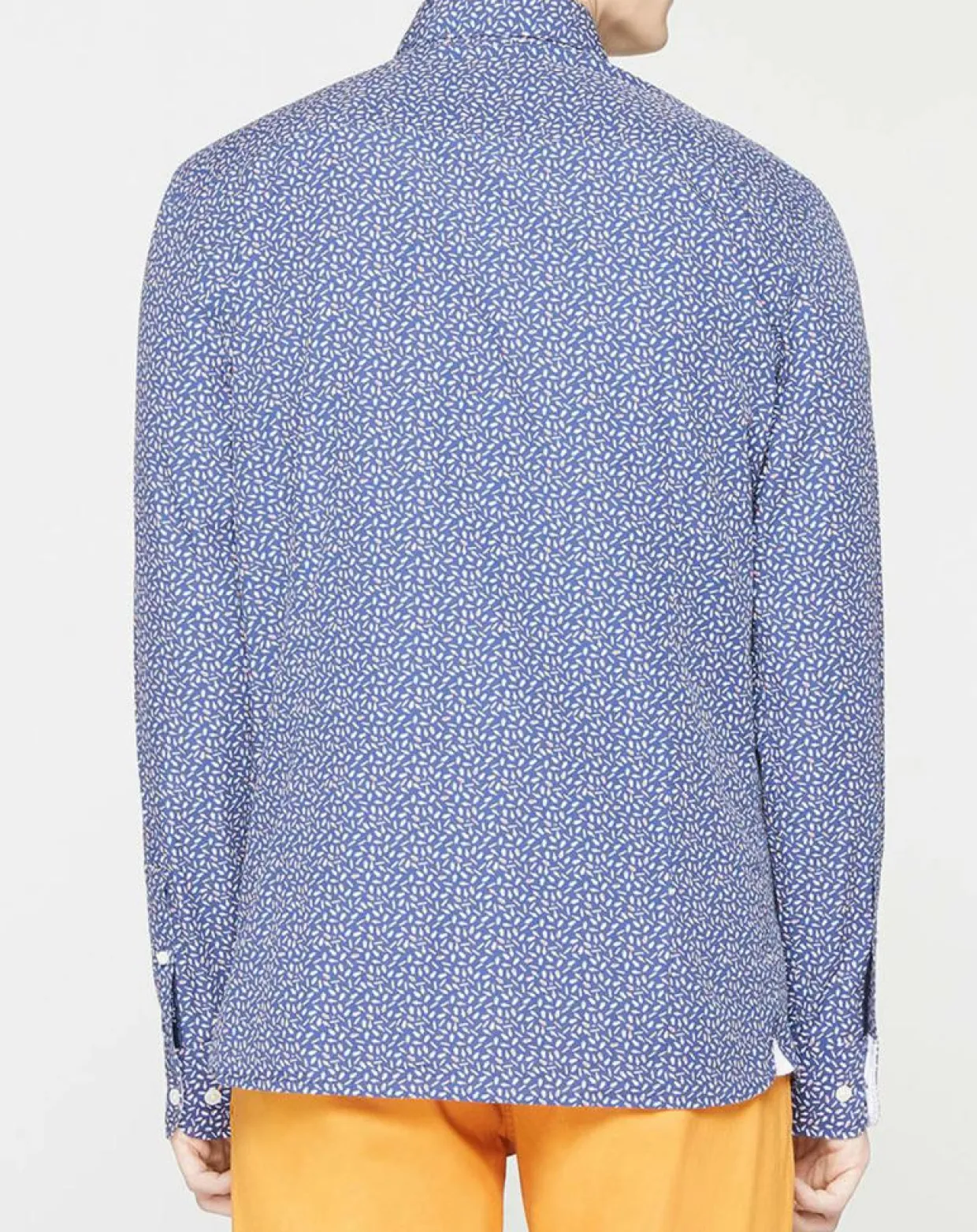 Chemise Slim Fit imprimée bleu foncé-Hackett London Outlet