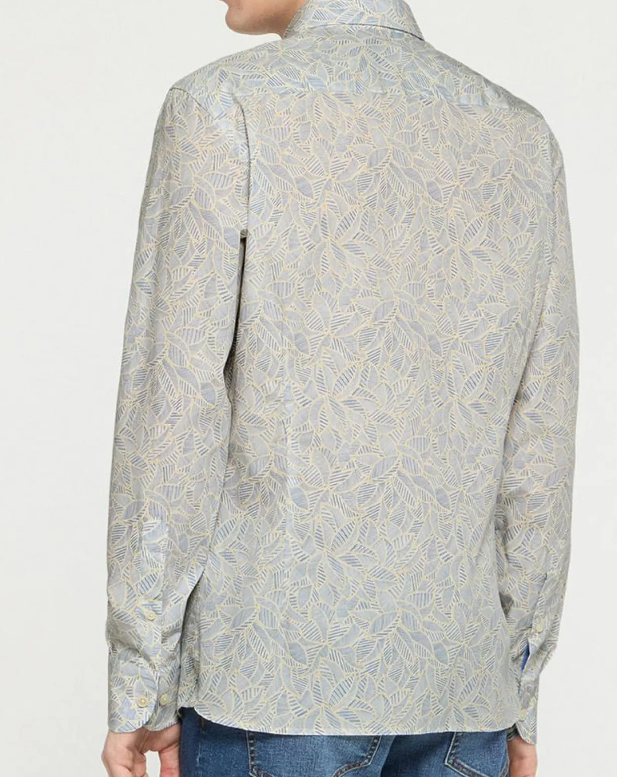 Chemise Slim Fit imprimée bleu ciel-Hackett London Hot