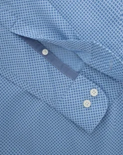 Homme Hackett London Chemises^Chemise Slim Fit imprimée bleue