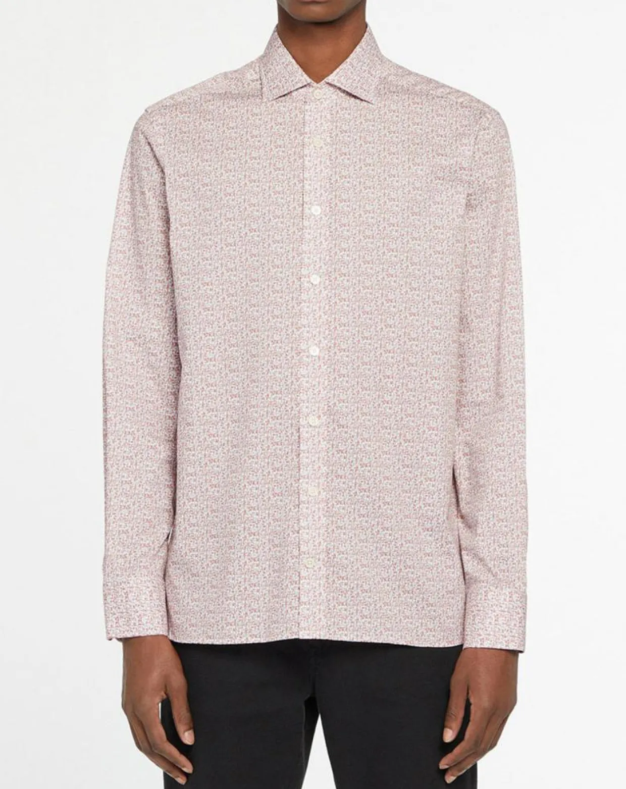 Homme Hackett London Chemises^Chemise Slim Fit imprimée blanc/multicolore