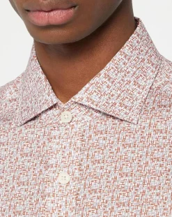 Homme Hackett London Chemises^Chemise Slim Fit imprimée blanc/multicolore