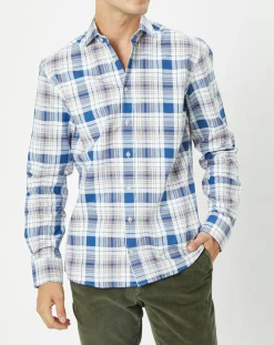 Homme Hackett London Chemises^Chemise Slim Fit Madras à carreaux multicolore