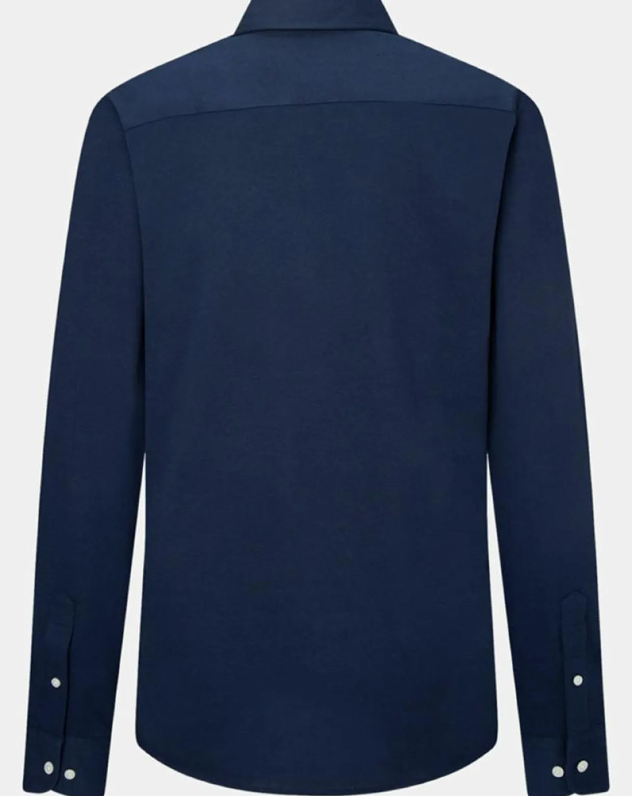 Homme Hackett London Chemises^Chemise Slim Fit manches longues piquée unie bleu foncé