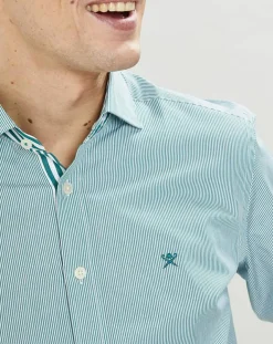 Homme Hackett London Chemises^Chemise Slim Fit Milleraies vertes