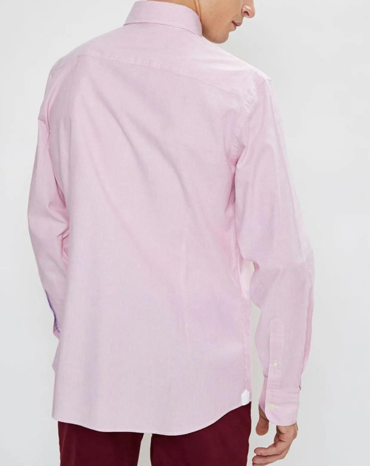 Homme Hackett London Chemises^Chemise Slim Fit Milleraie Oxford blanc/rose