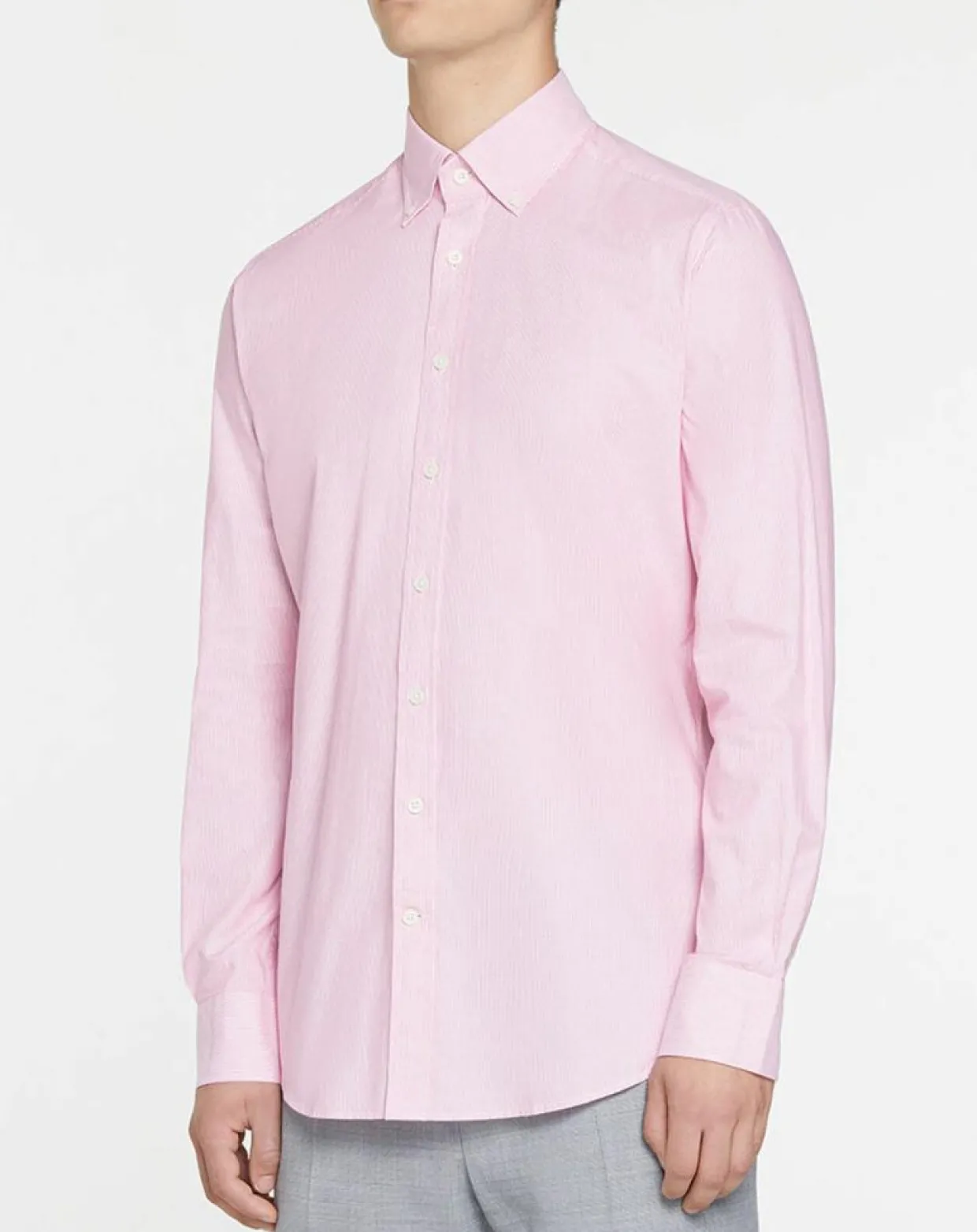 Homme Hackett London Chemises^Chemise Slim Fit Milleraie Oxford blanc/rose