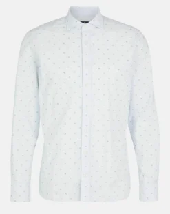 Homme Hackett London Chemises^Chemise Slim Fit Mix Travel imprimée bleu clair
