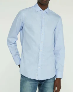 Homme Hackett London Chemises^Chemise Slim Fit Oposit Arabesk bleu clair