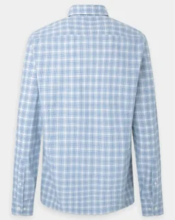 Homme Hackett London Chemises^Chemise Slim Fit Oxford à carreaux bleu/blanc