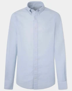 Homme Hackett London Chemises^Chemise Slim Fit Oxford bleu ciel