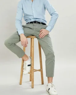 Chemise Slim Fit Oxford bleu clair-Hackett London Sale