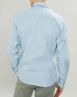 Chemise Slim Fit Oxford bleu clair-Hackett London Sale