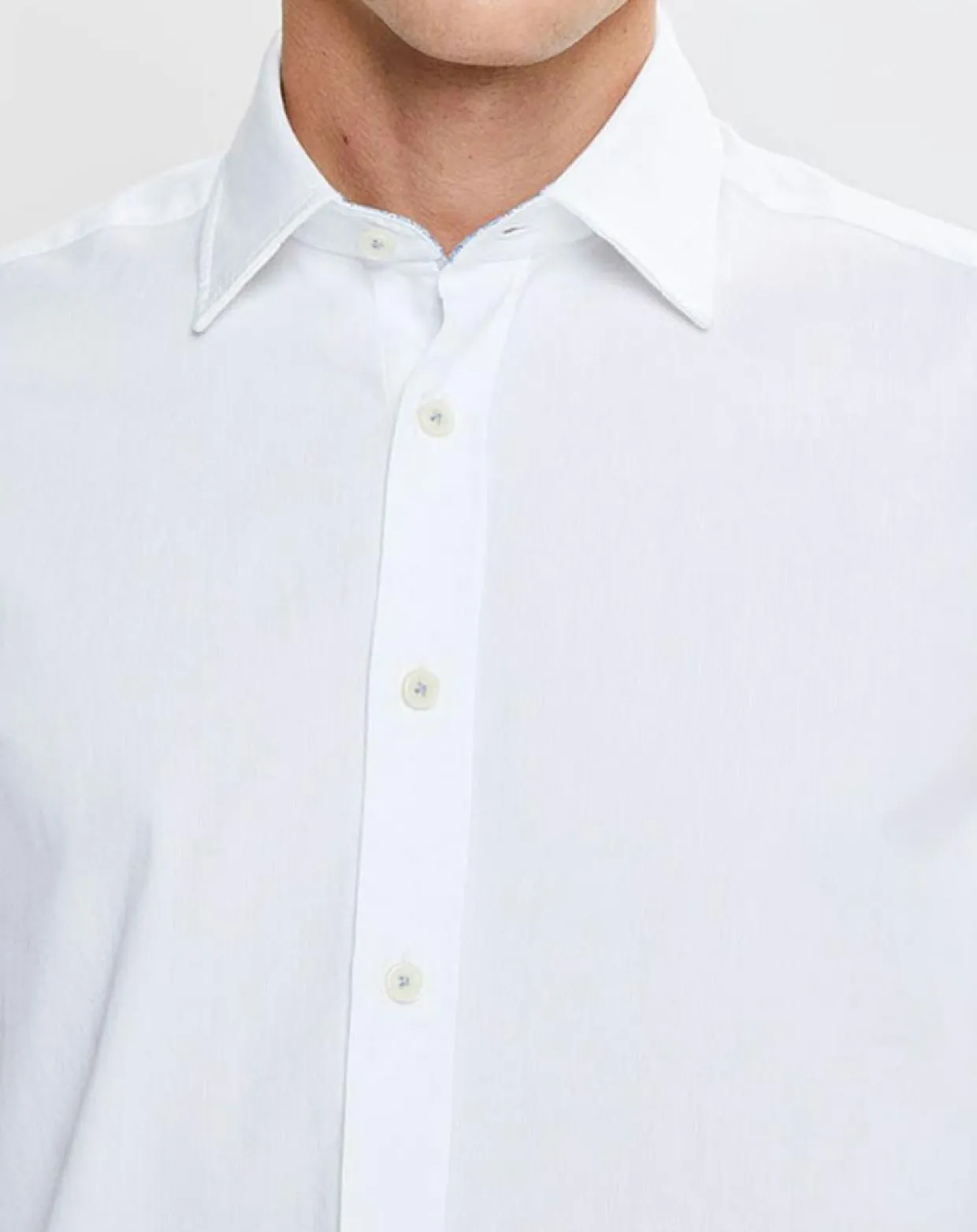Homme Hackett London Chemises^Chemise Slim Fit Patch Coude blanche