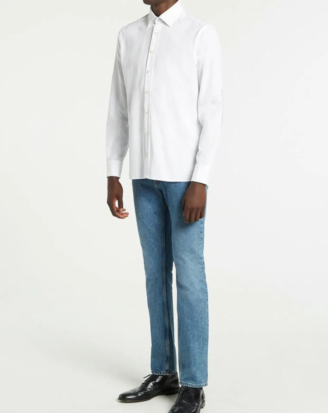Homme Hackett London Chemises^Chemise Slim Fit Patch Coude blanche