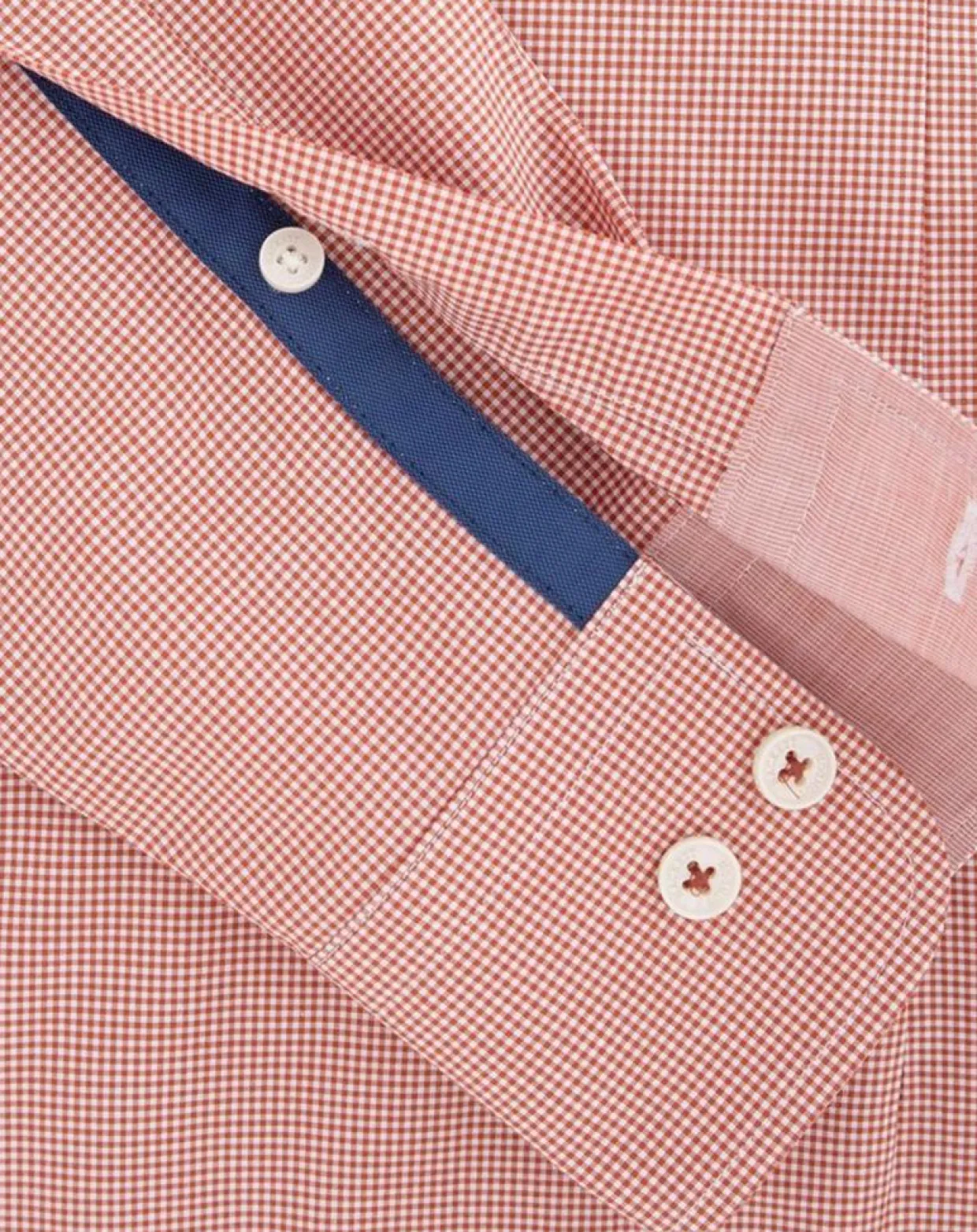Chemise Slim Fit Pop à micro vichy rouge/blanc-Hackett London Outlet