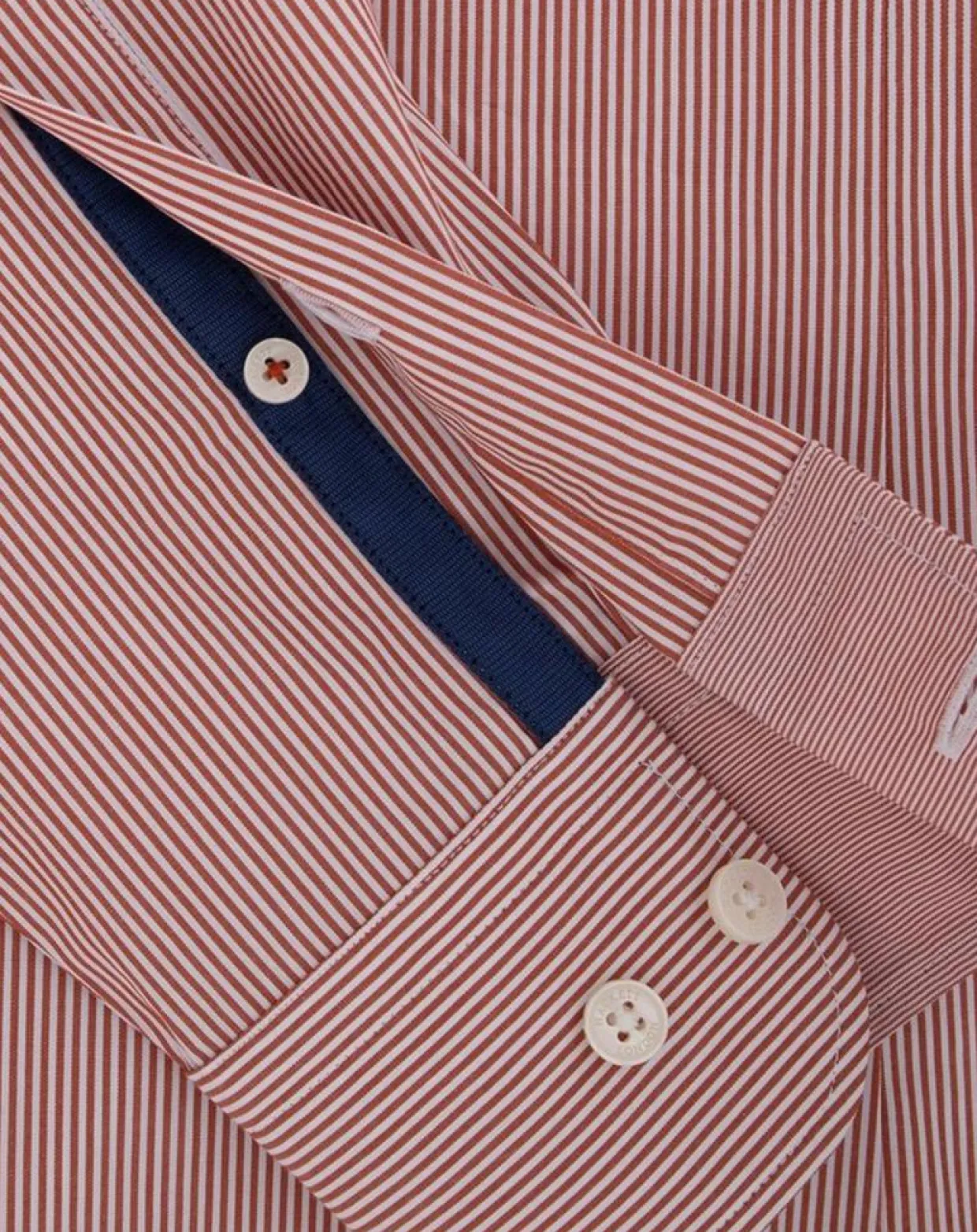 Homme Hackett London Chemises^Chemise Slim Fit Pop Milleraies rouge/blanc