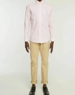 Homme Hackett London Chemises^Chemise Slim Fit Strip Bat à rayures rose