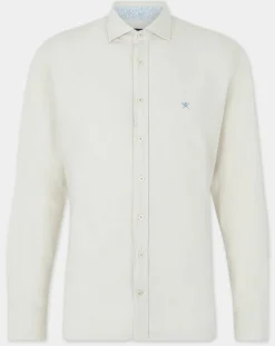 Homme Hackett London Chemises^Chemise Slim Fit Trim Twil Sport beige