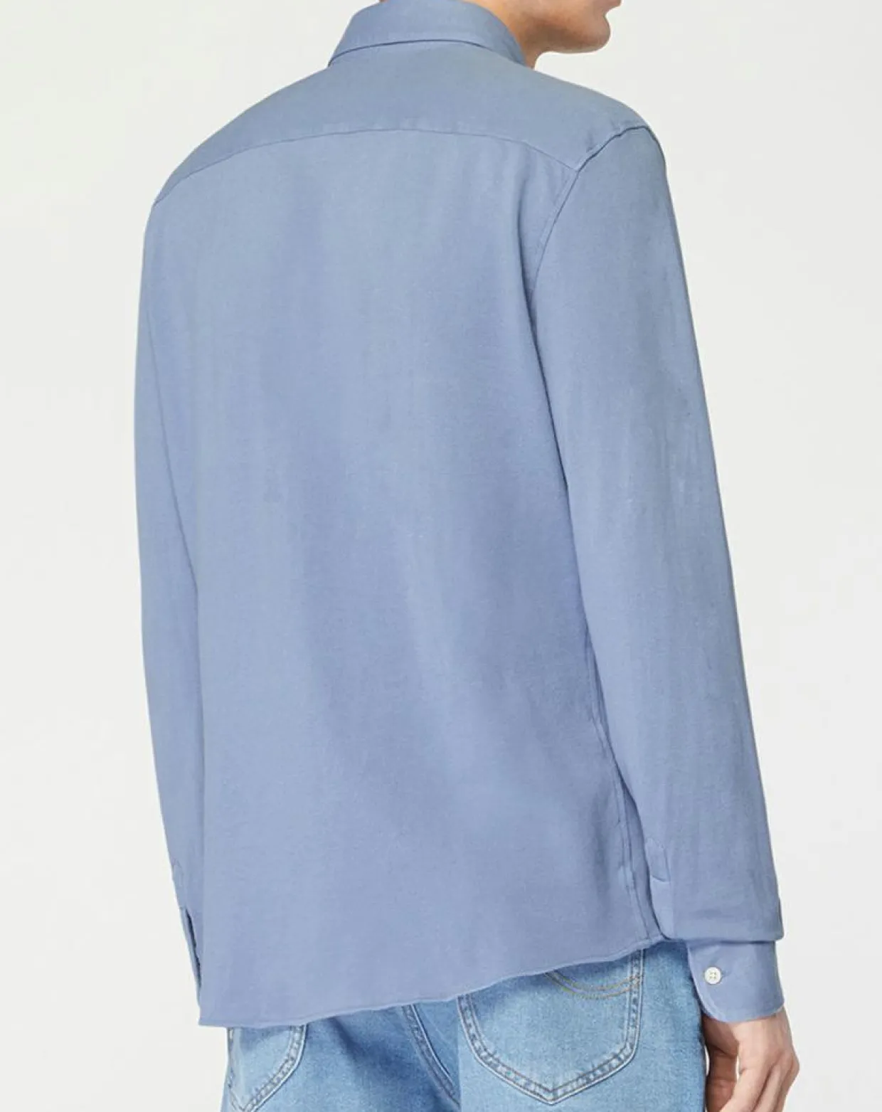 Homme Hackett London Chemises^Chemise Slim Fit Unie Piquée bleu chiné