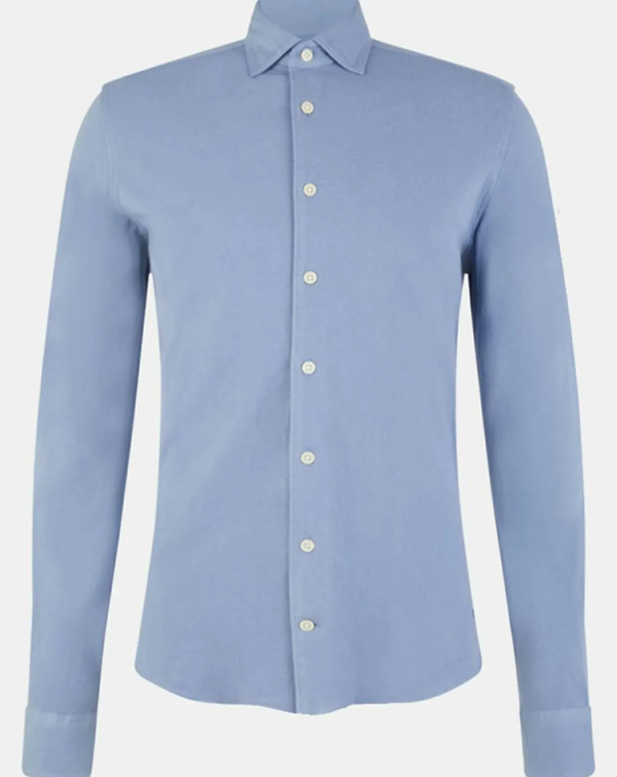 Homme Hackett London Chemises^Chemise Slim Fit Unie Piquée bleu chiné