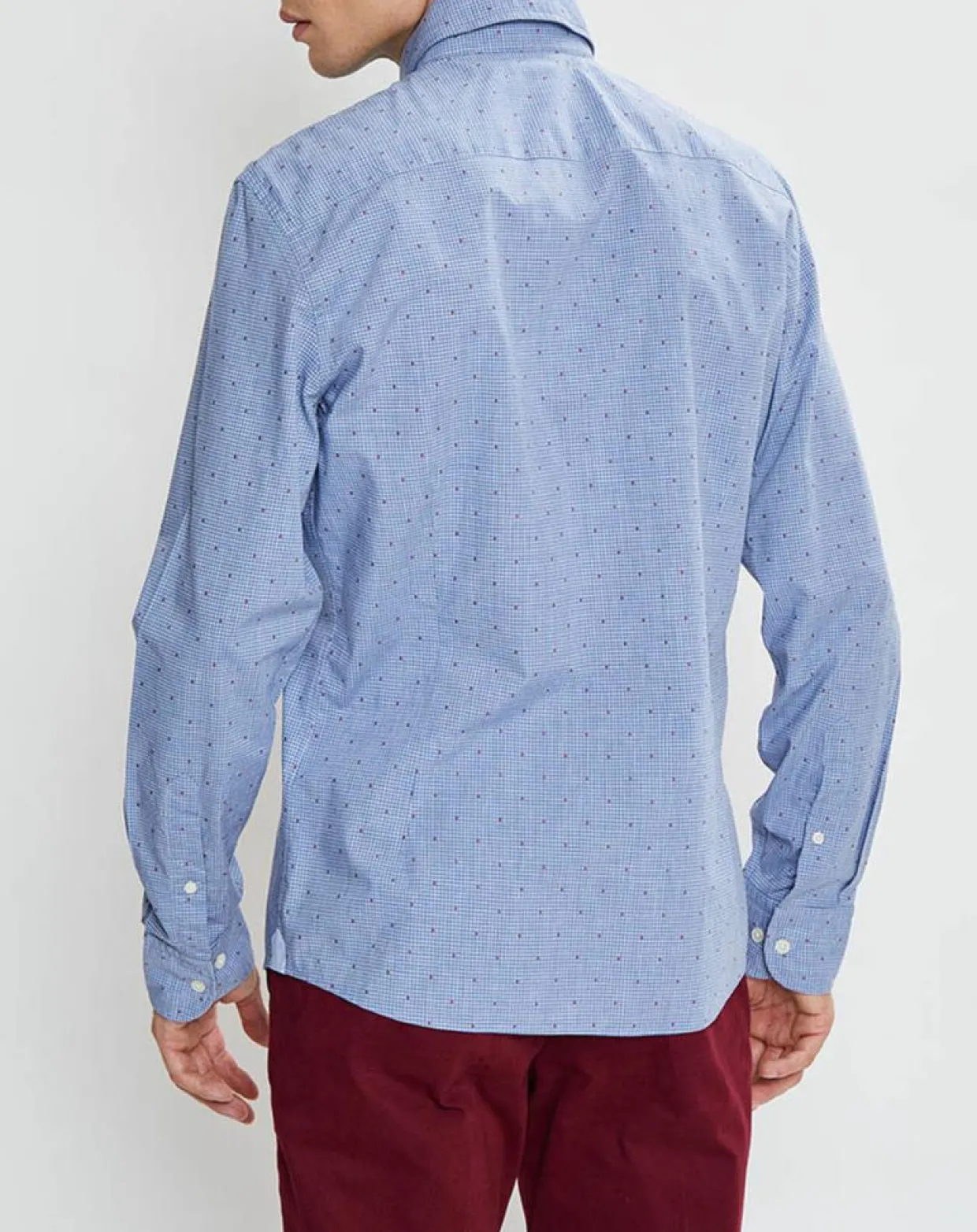 Homme Hackett London Chemises^Chemise Slim Fit Wash fil coupé bleue