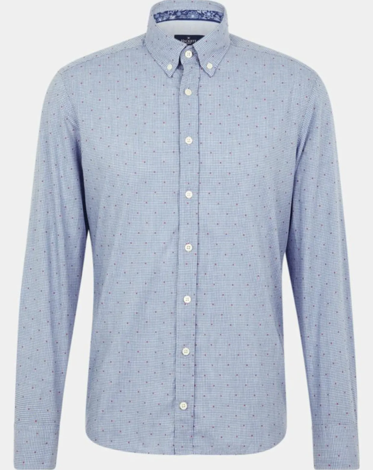 Homme Hackett London Chemises^Chemise Slim Fit Wash fil coupé bleue
