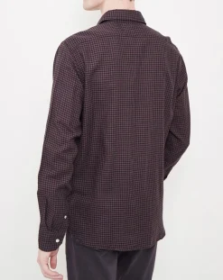 Chemise Slim Sammy à carreaux marron/noir-Hartford Online